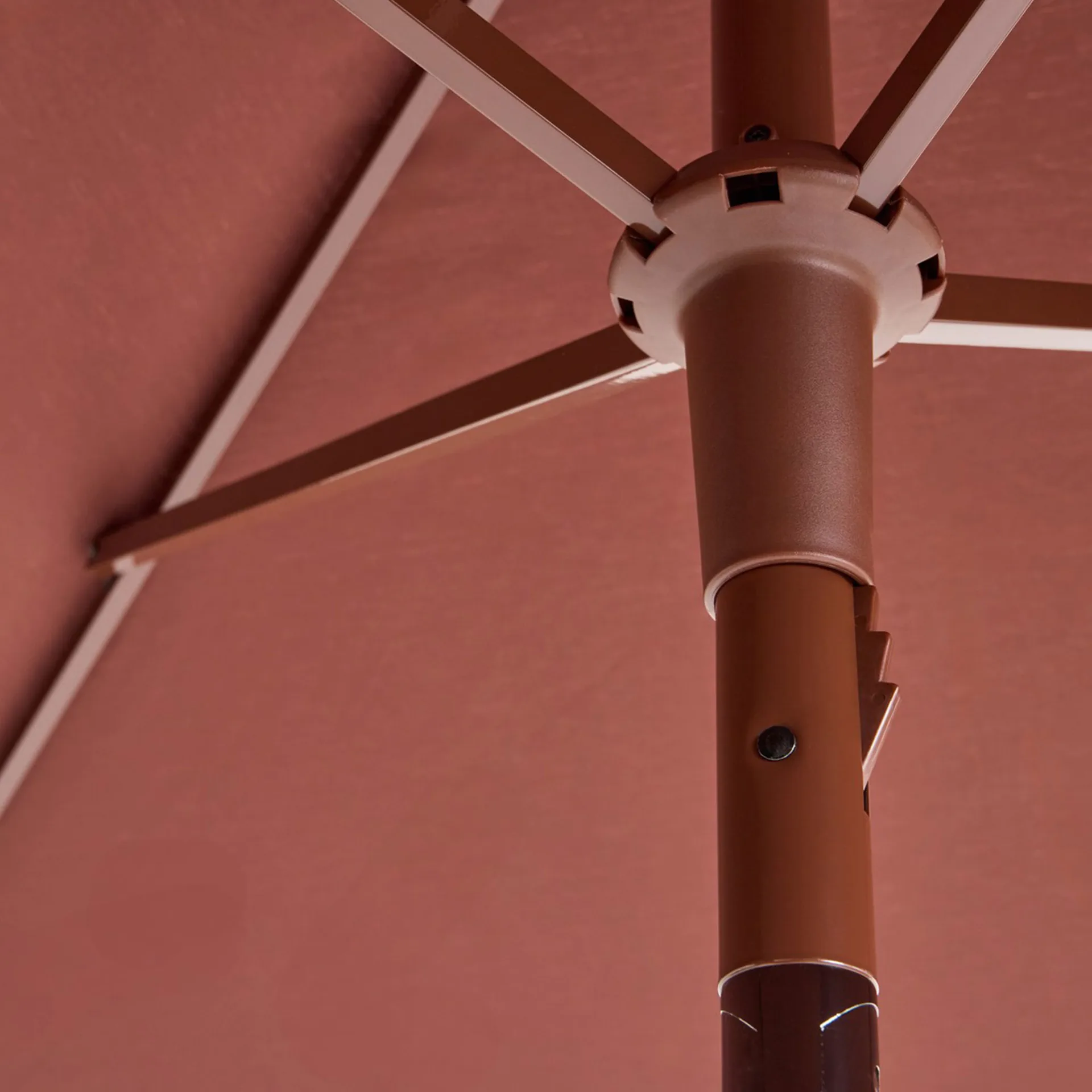 Parasol Terrazza Square, Off white-burgundy HAY