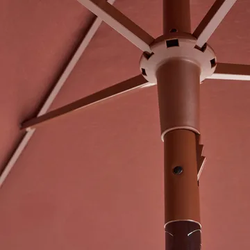 Parasol Terrazza Square - Off white-burgundy - HAY