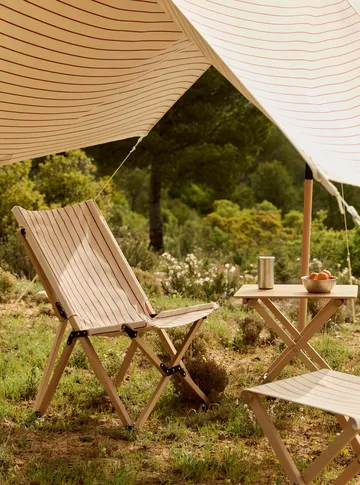 Pare-soleil Outdoor Market - Beige-rouge, 200x240 cm - HAY