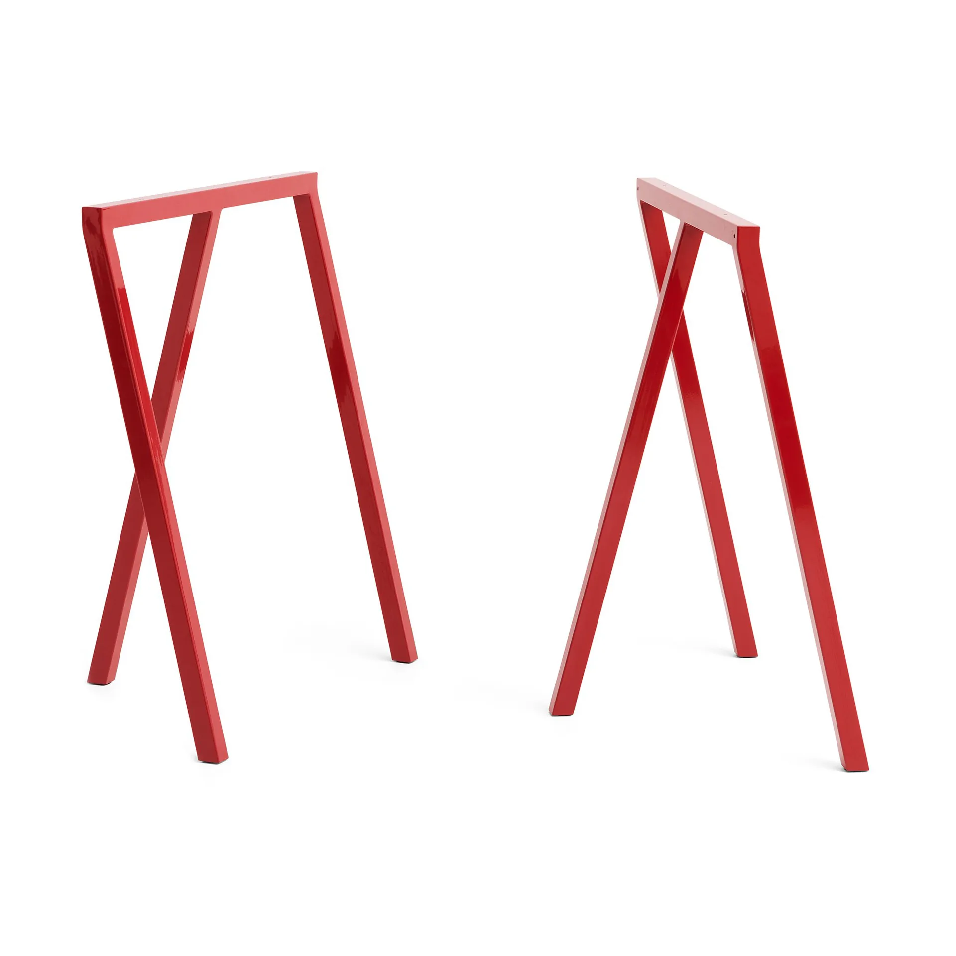 Pied de cadre Loop Stand Frame 72 cm Lot de 2, Maroon red HAY