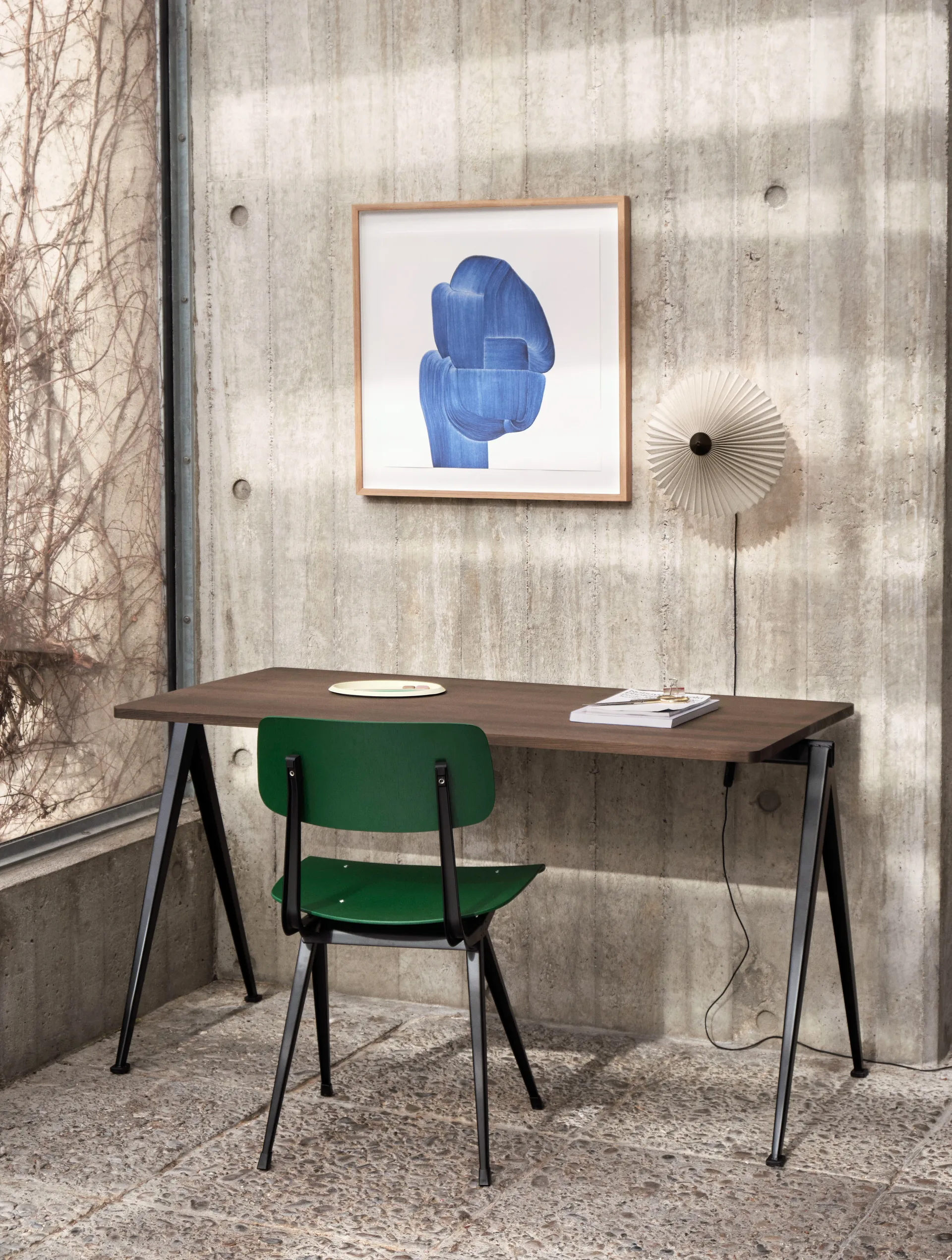 Plafonnier Matin flush mount Ø38 cm, White shade HAY