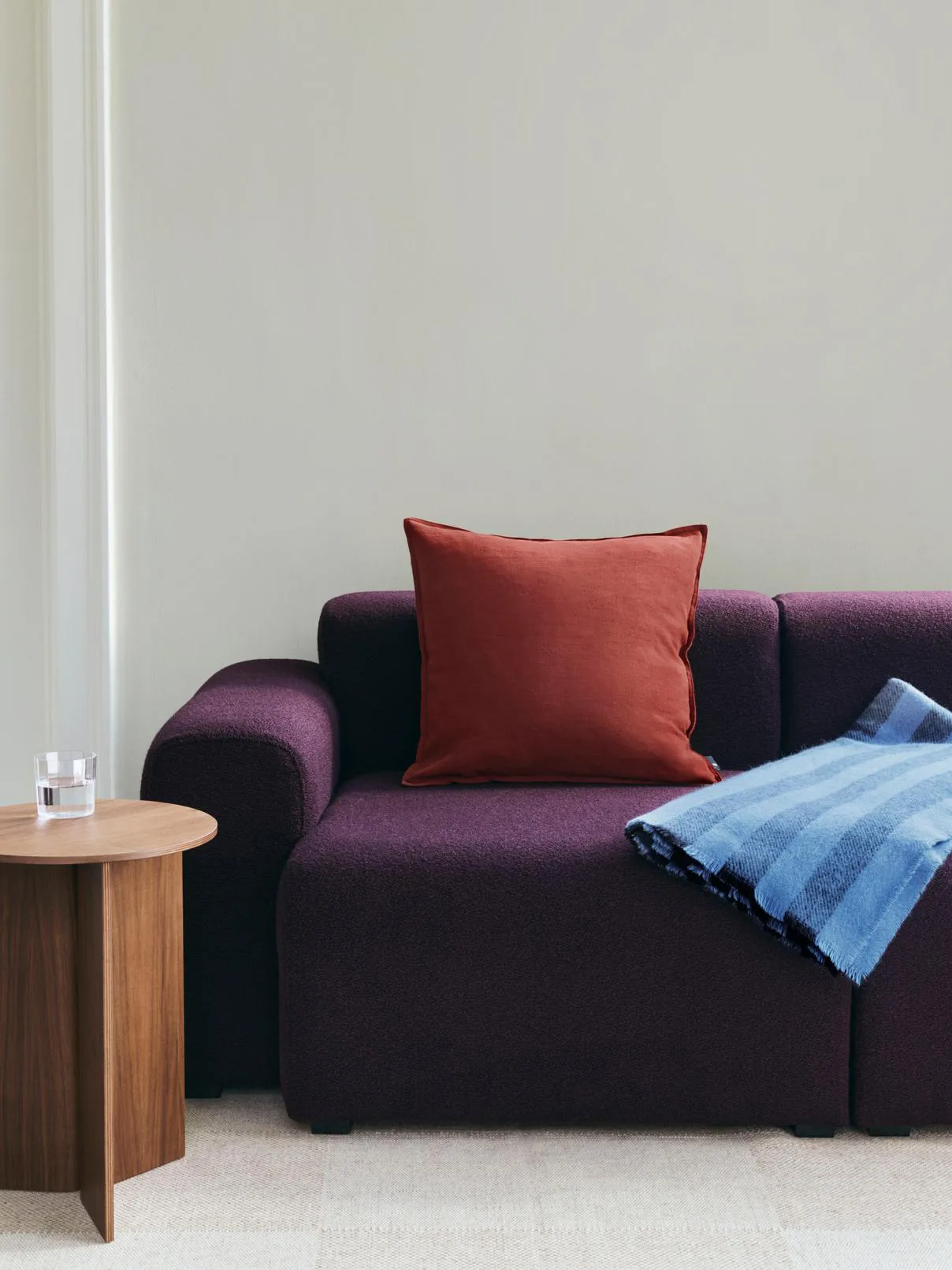 Plaid Duo 130x180 cm, Sky blue HAY