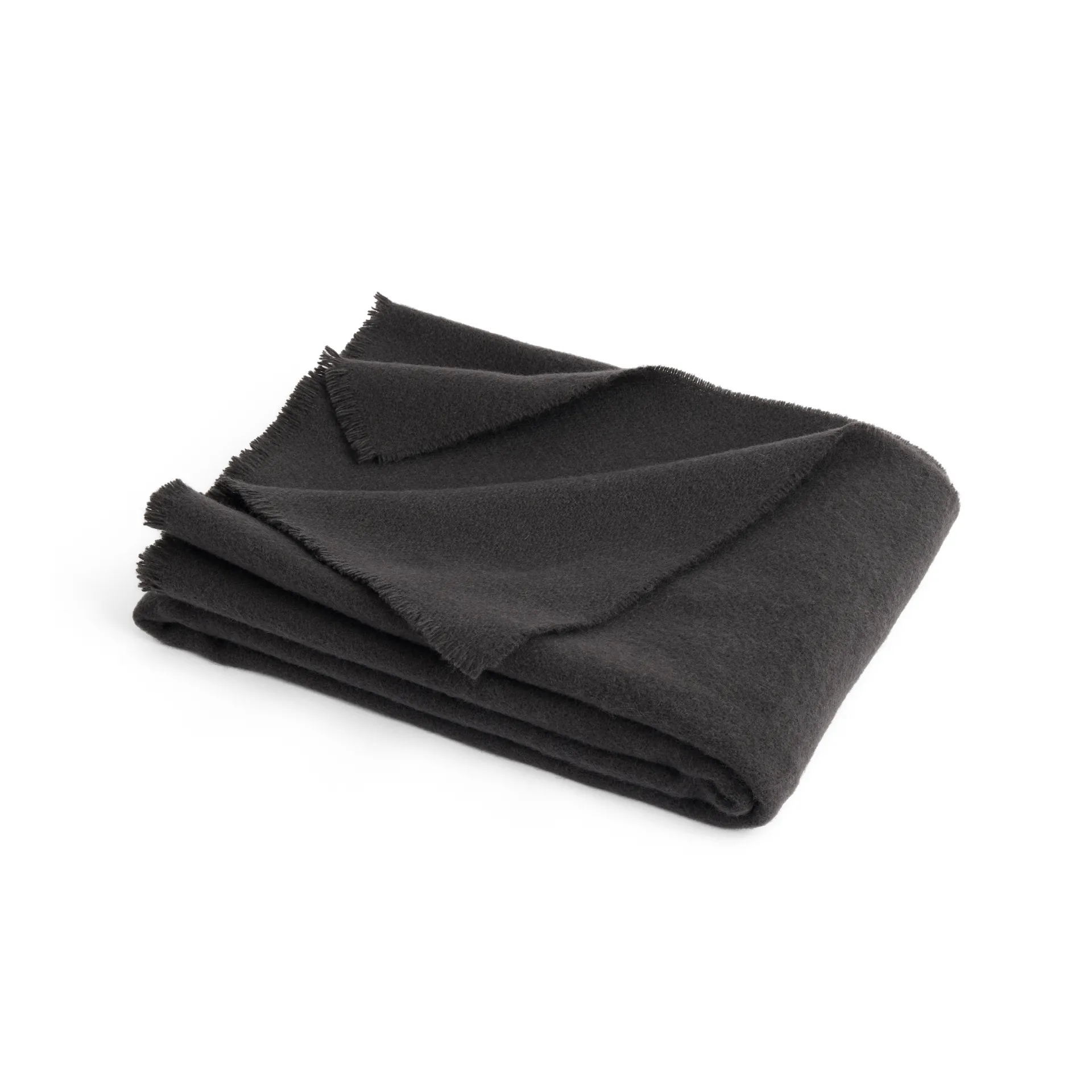 Plaid en laine Mono 130x180 cm, Charcoal HAY