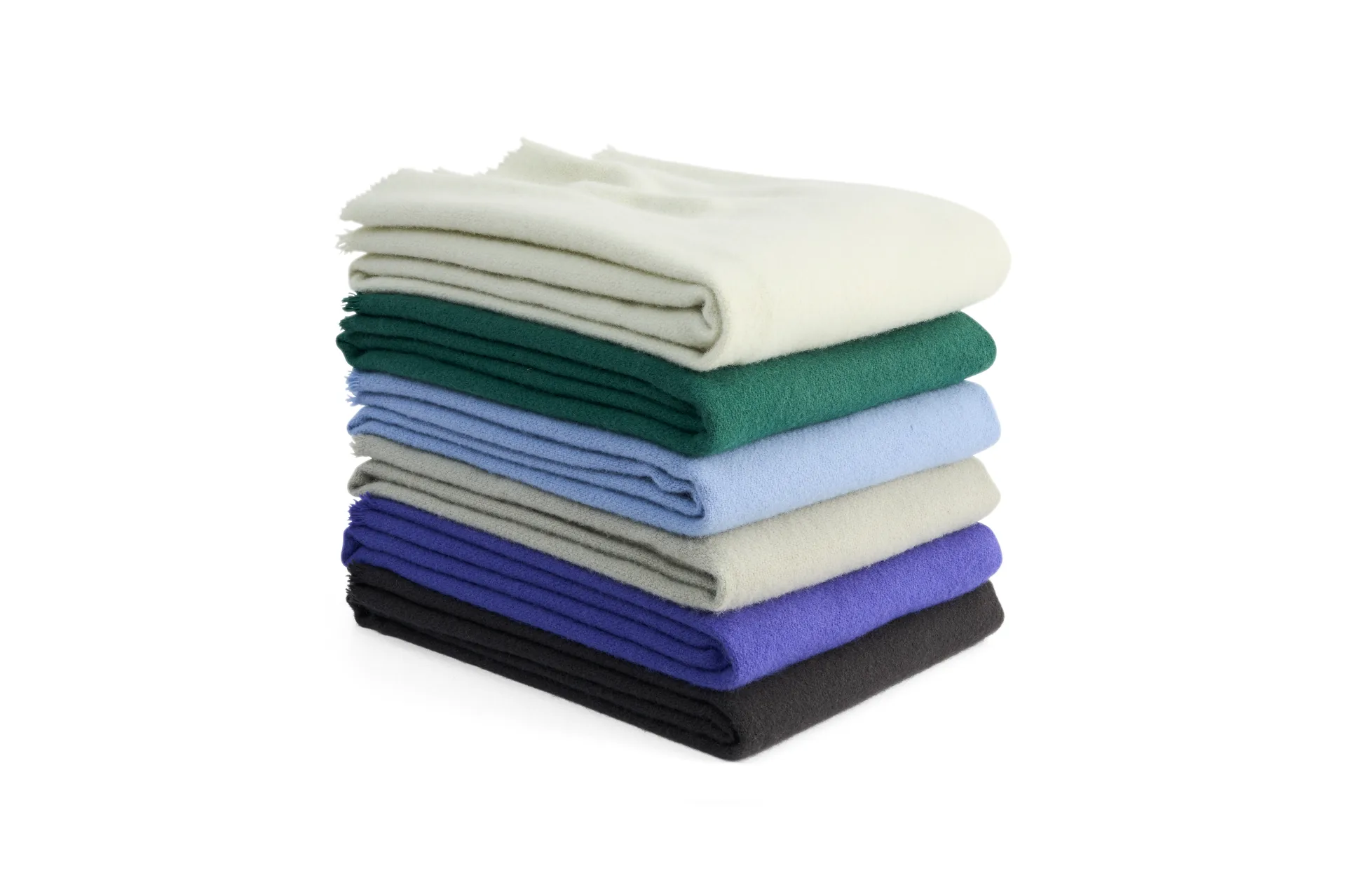 Plaid en laine Mono 130x180 cm, Charcoal HAY