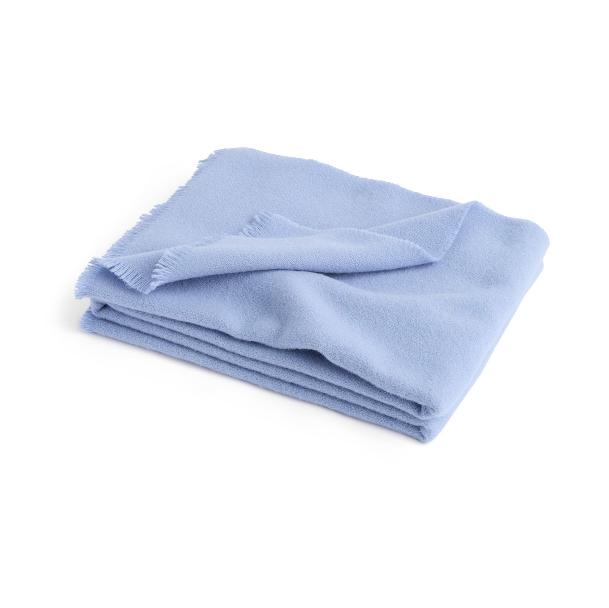 HAY Plaid en laine Mono 130x180 cm Light blue | Design Scandinave | Plaids & couvertures en laine | Bleu