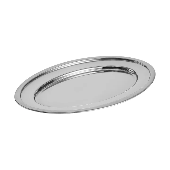 Plat de service Essential Steel - Acier inoxydable, ovale, Large - HAY