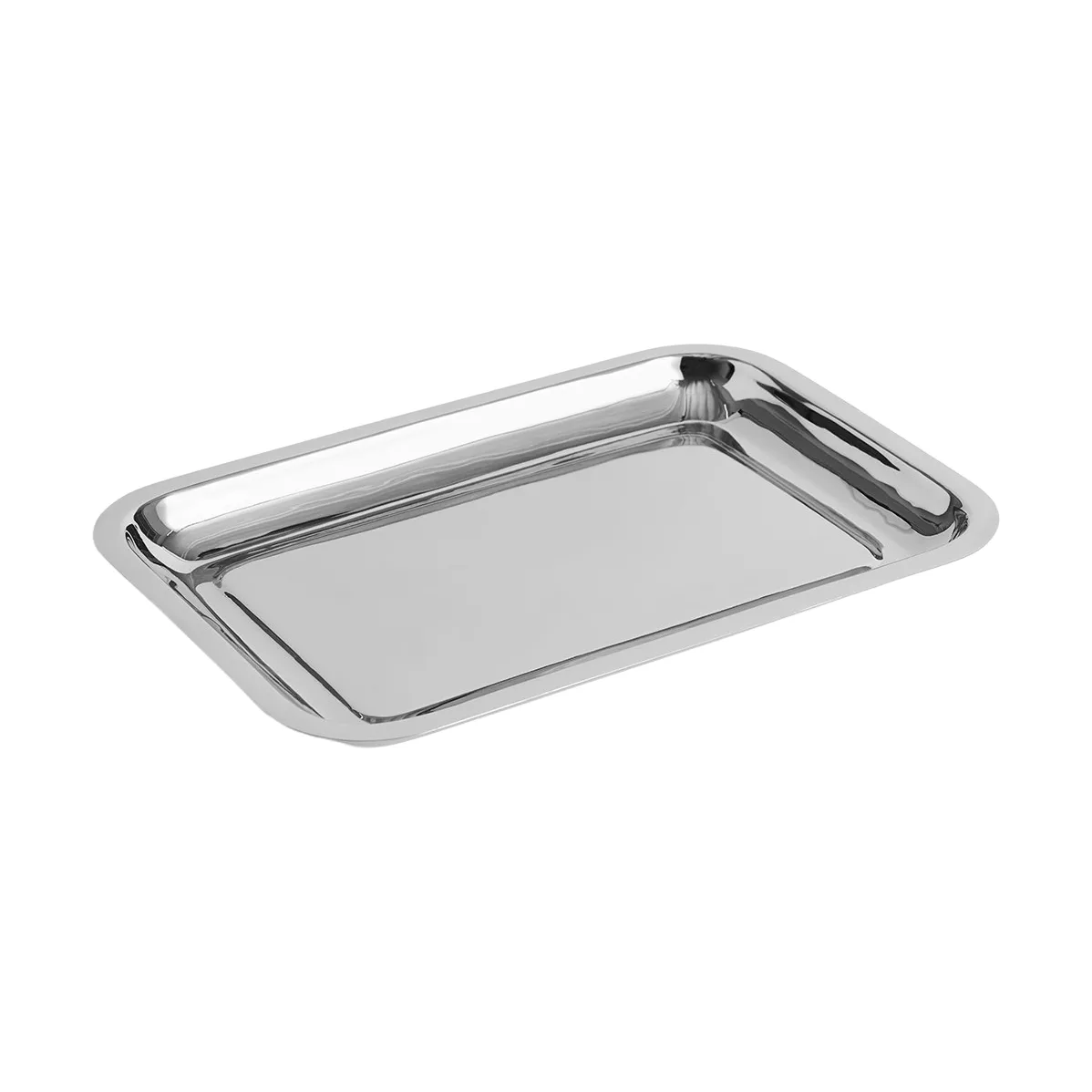 HAY Plat de service Essential Steel Acier inoxydable, rectangulaire, small HAY Plat de service Essential Steel Acier inoxydable, rectangulaire, small