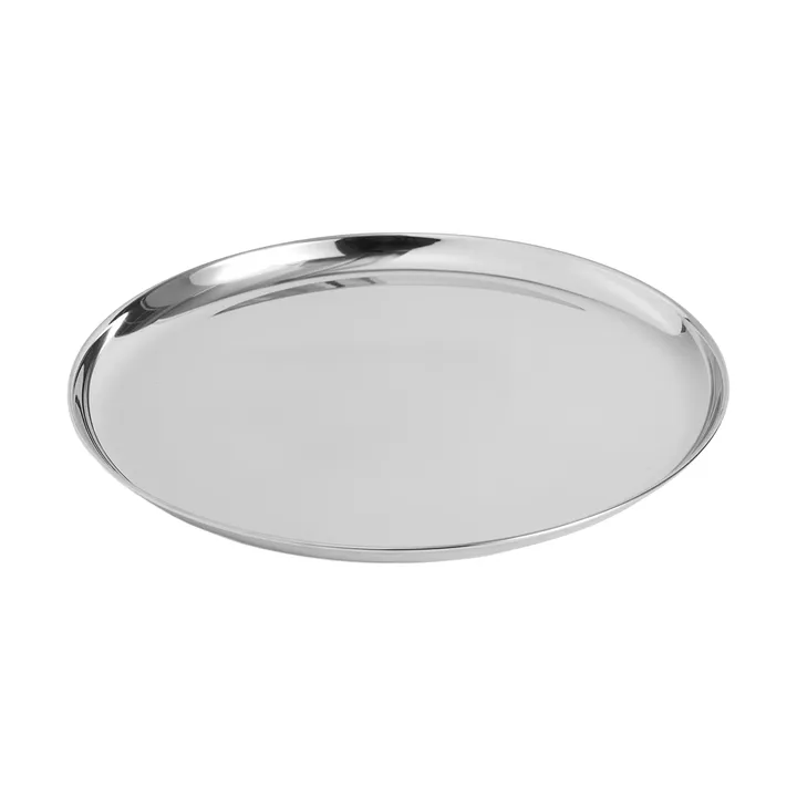 Plat de service Essential Steel - Acier inoxydable, rond, moyen - HAY