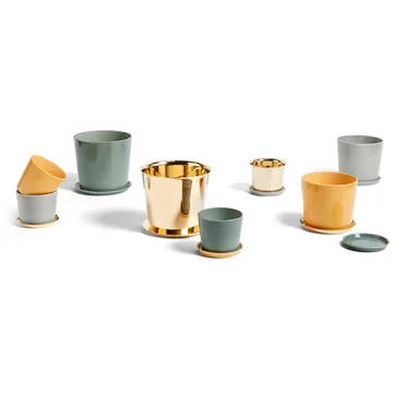 Pot Botanical Family XL Ø22 cm - Dusty green - HAY