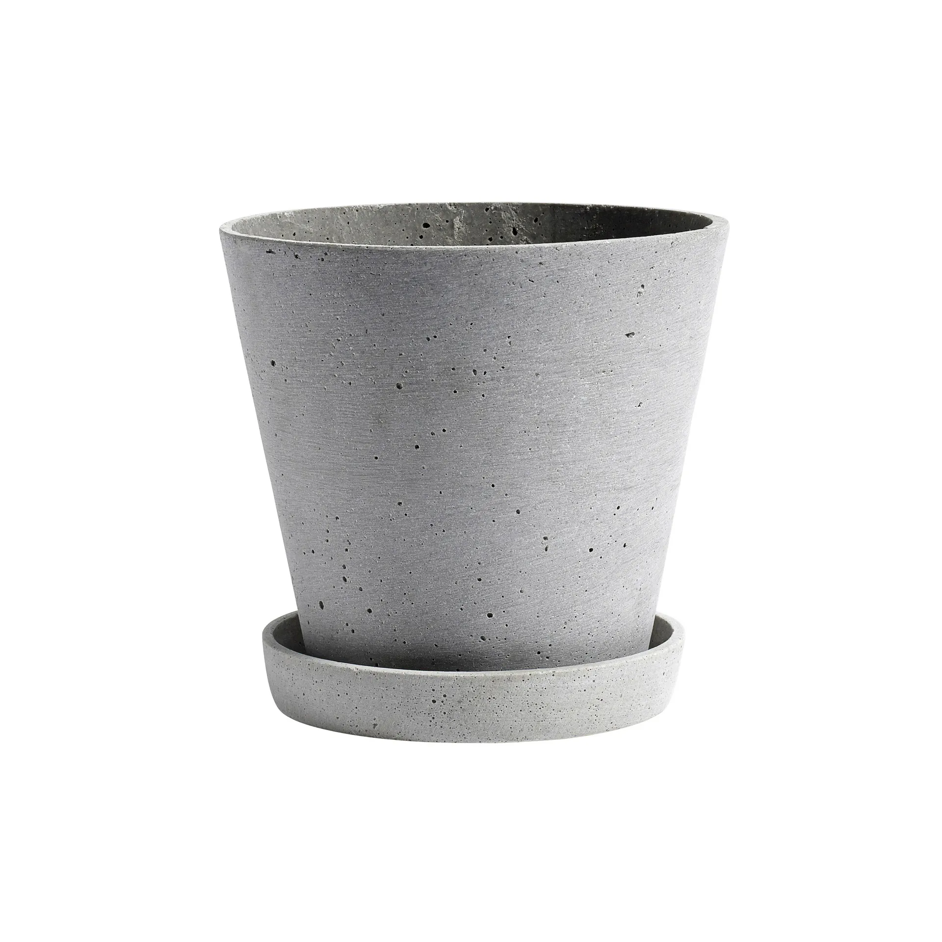 Pot HAY Flowerpot with saucer XXL Ø26 cm, Gris HAY