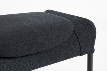 Pouf O2 Ottoman - Soft black acier noirci - HAY