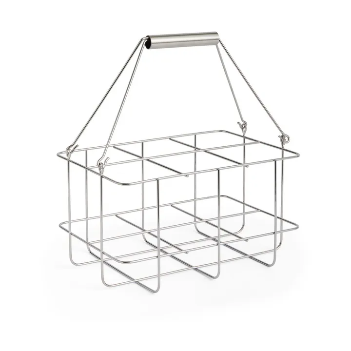 Rangement de flacons Outdoor Market - Acier inoxydable, 6 bouteilles - HAY
