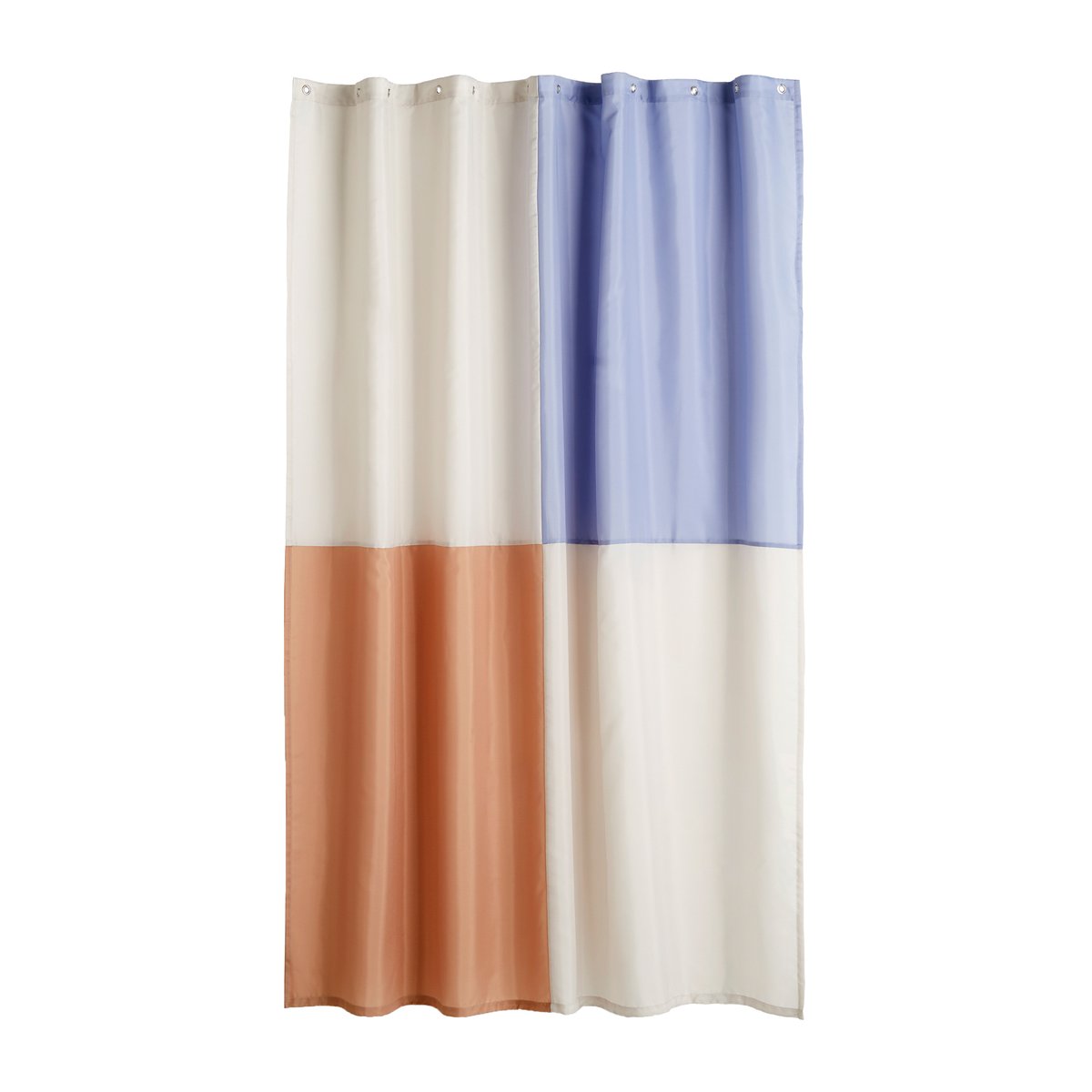 HAY Rideau de douche Check 180x200 cm Blue | Design Scandinave | Rideaux de douche | Bleu