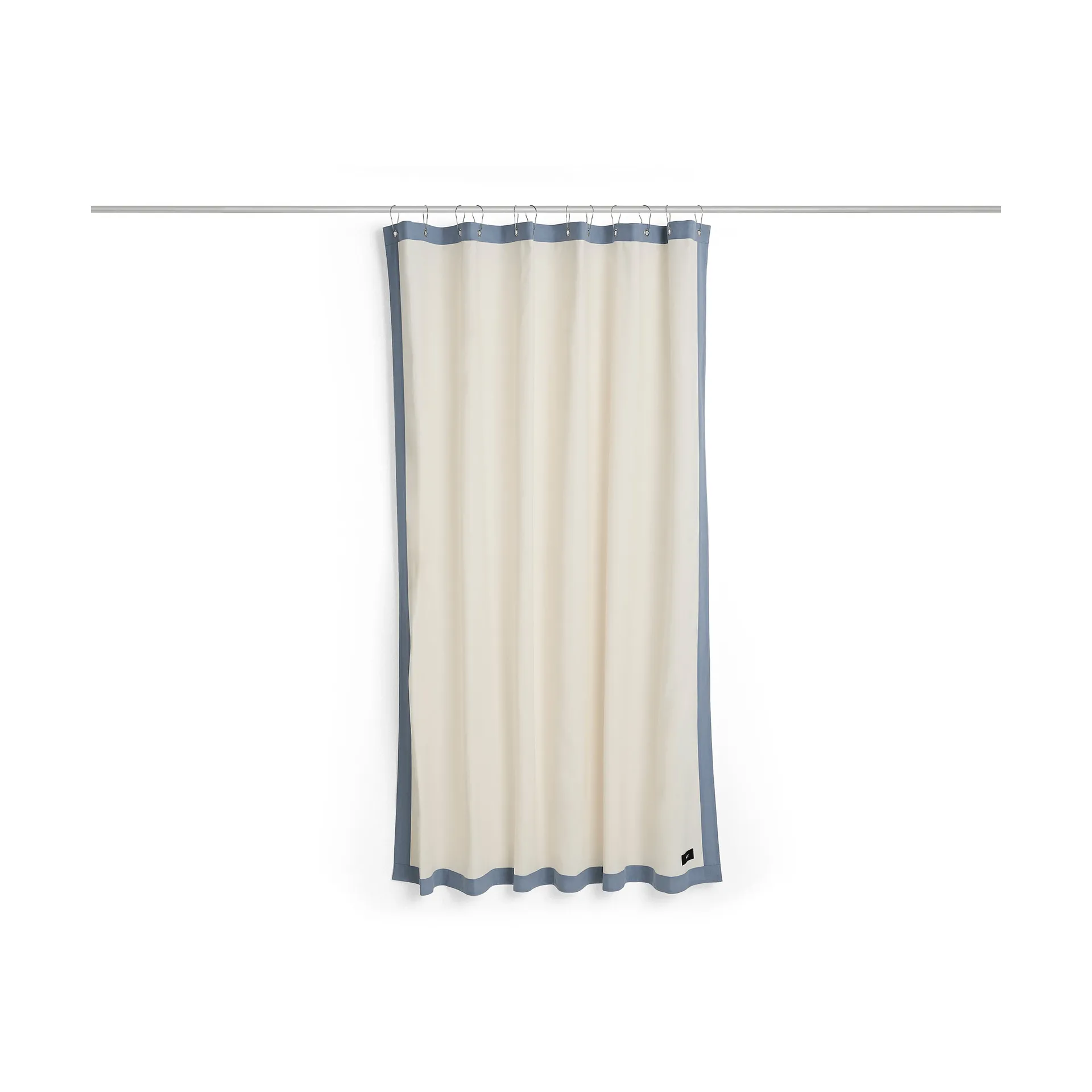 Rideau de douche Outline, Cream and blue HAY