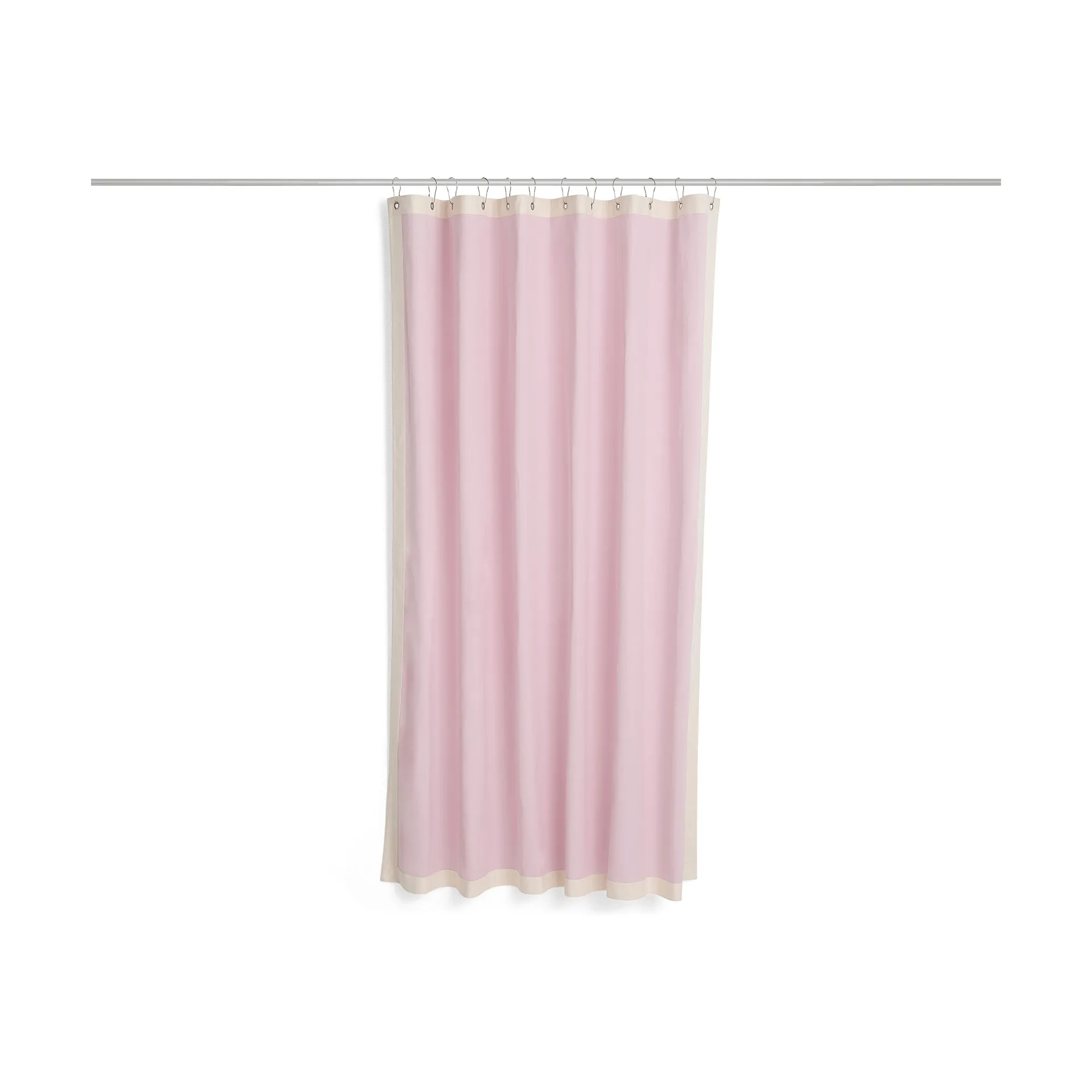 Rideau de douche Outline, Pink and cream HAY