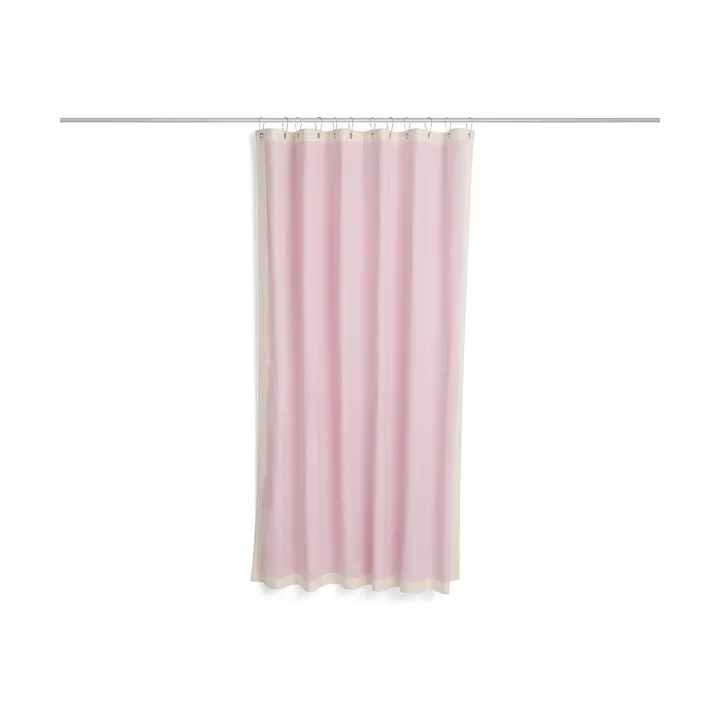 Rideau de douche Outline - Pink and cream - HAY