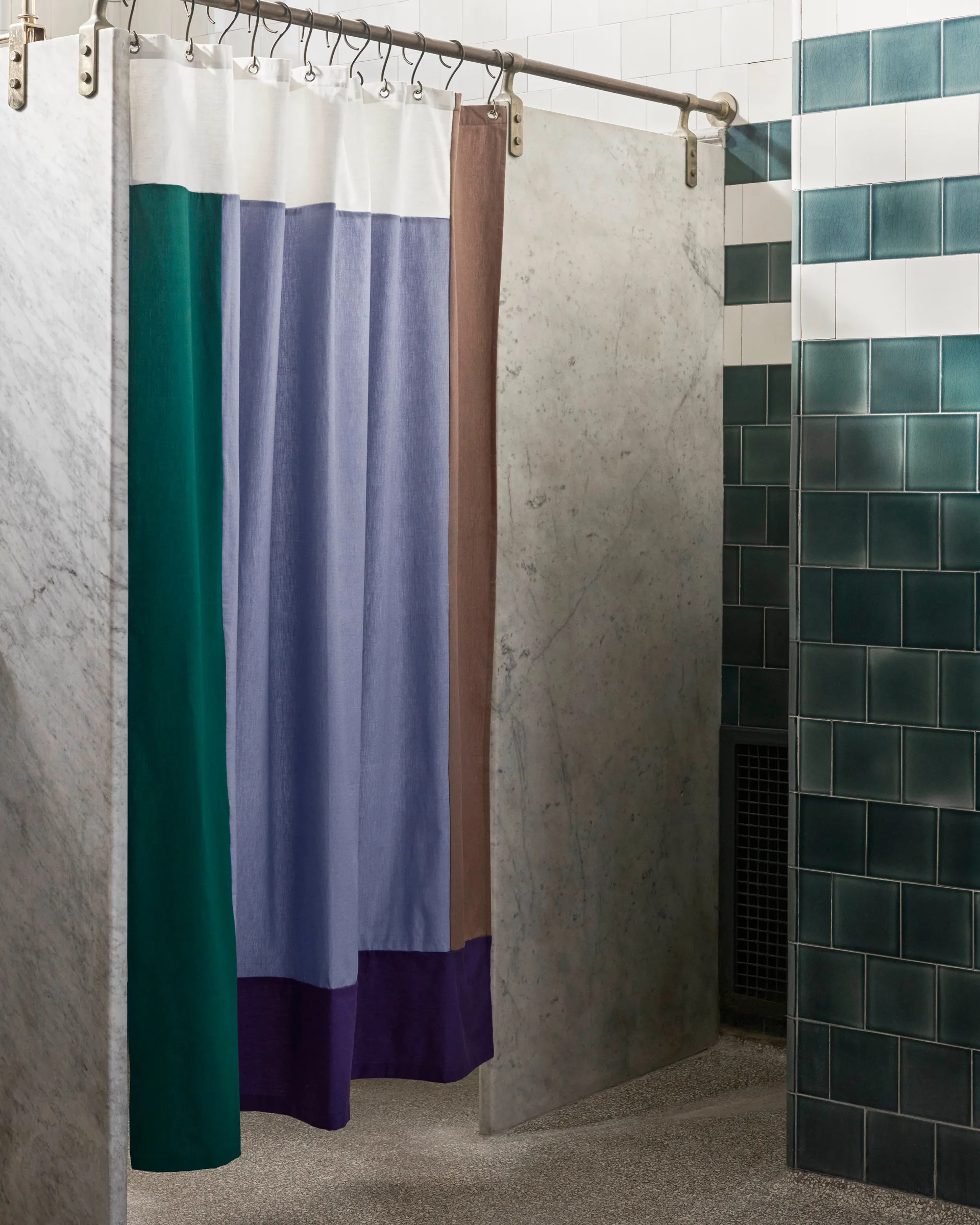 Rideau de douche Pivot 180x200 cm, Blue HAY