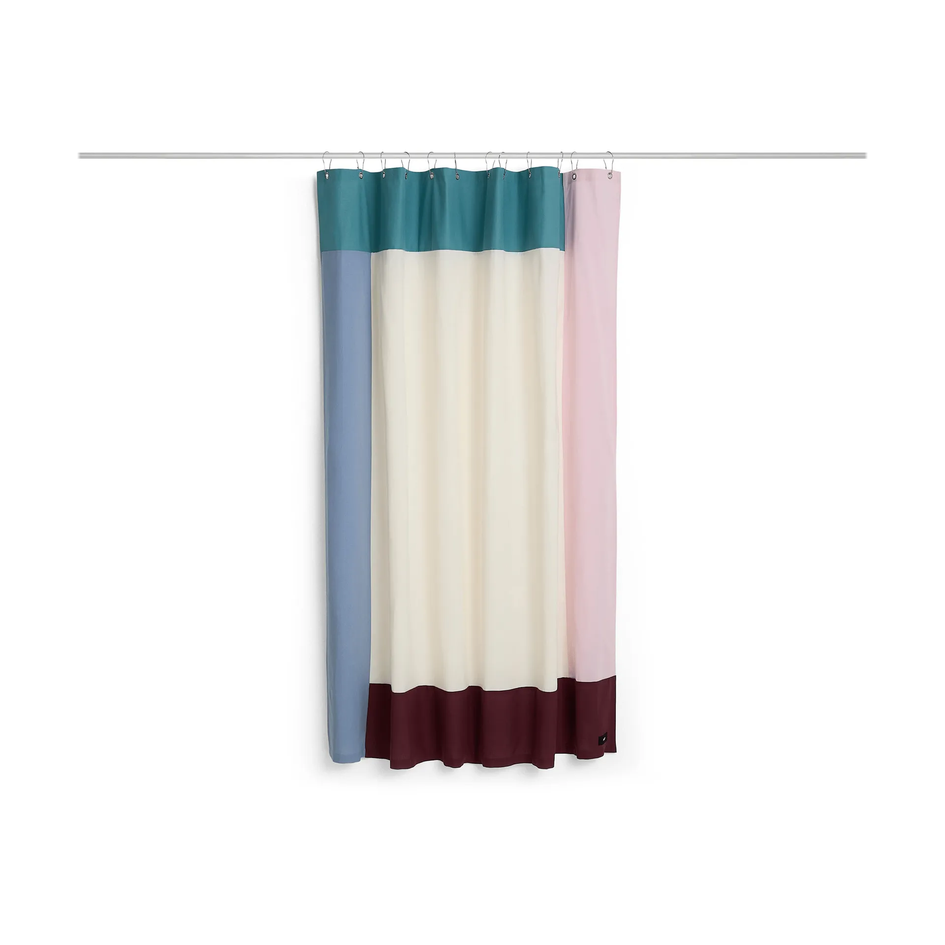Rideau de douche Pivot 180x200 cm, Multi pink HAY