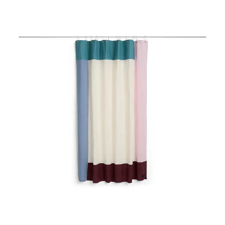 Rideau de douche Pivot 180x200 cm - Multi pink - HAY
