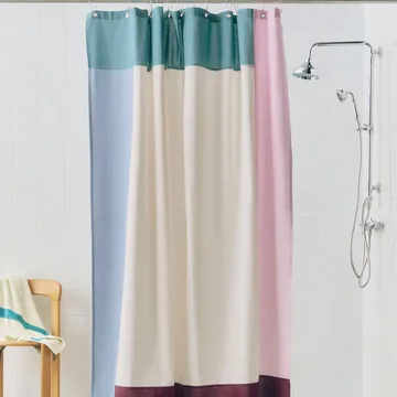 Rideau de douche Pivot 180x200 cm - Multi pink - HAY