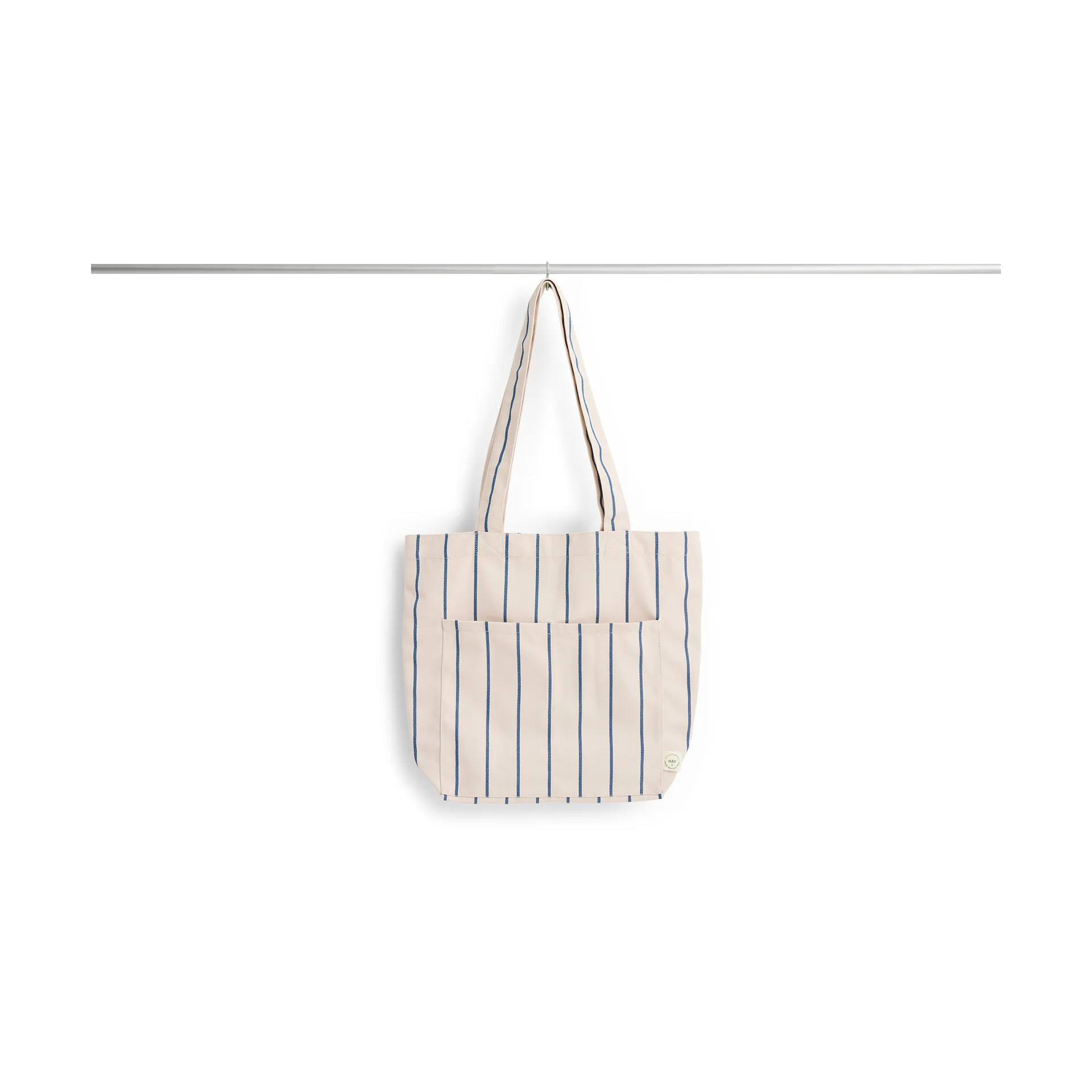 Sac en tissu Outdoor Market, Beige-bleu, moyen HAY