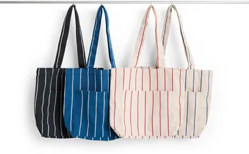 Sac en tissu Outdoor Market - Black-beige, moyen - HAY