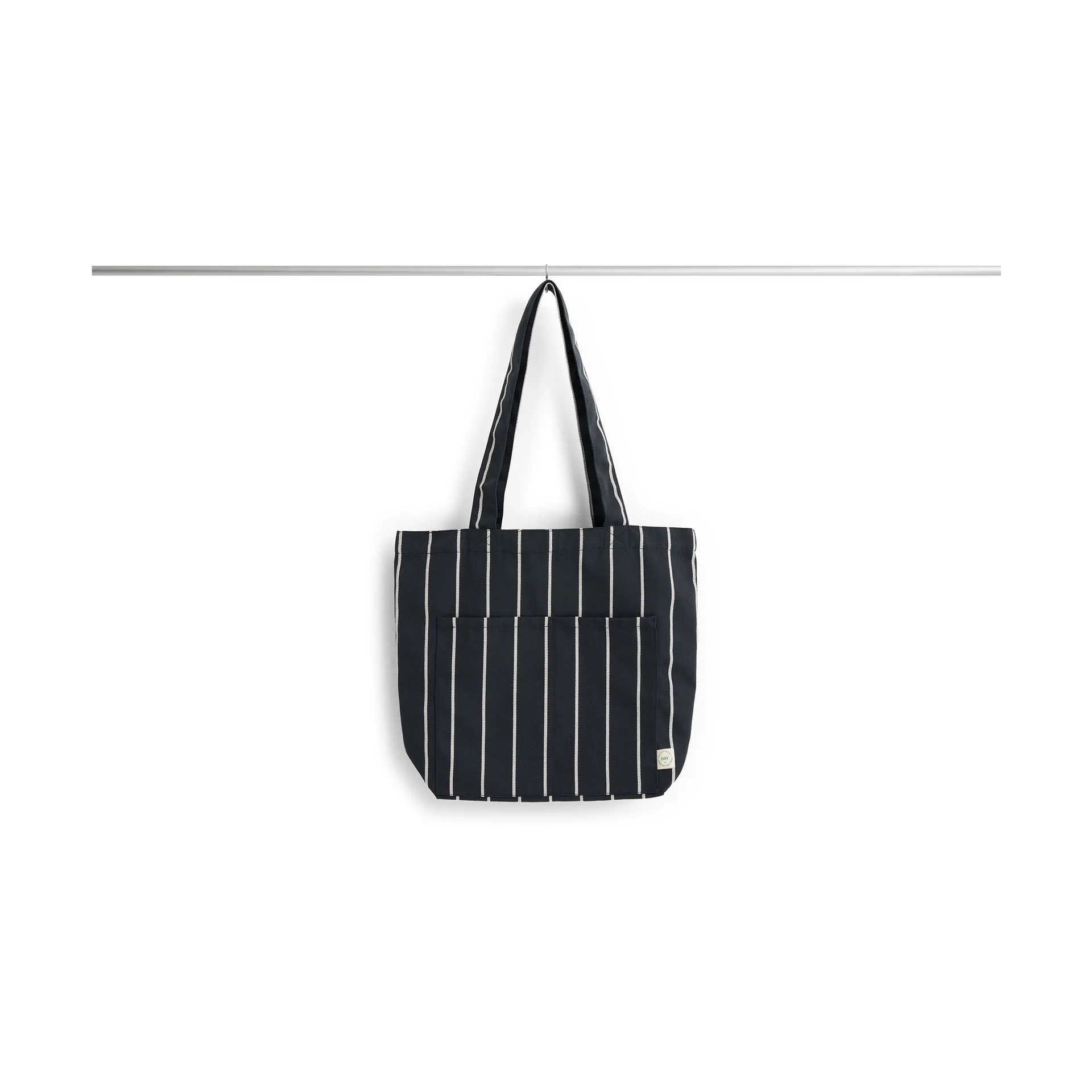 Sac en tissu Outdoor Market, Black-beige, moyen HAY