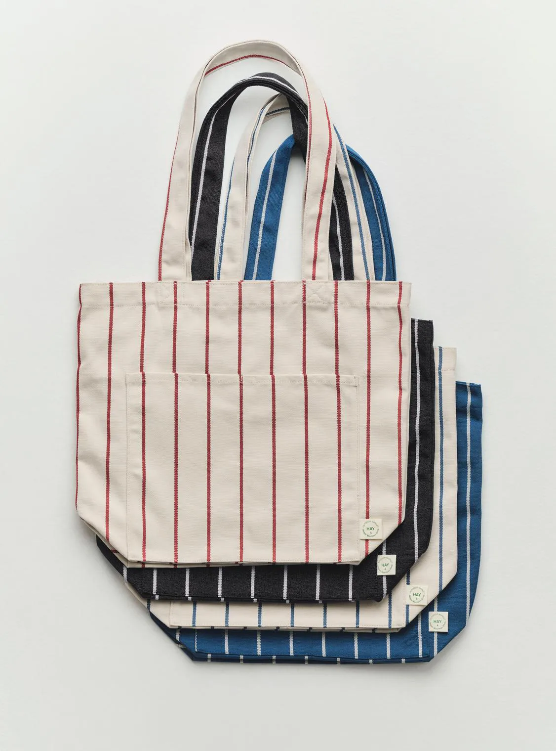 Sac en tissu Outdoor Market, Blue-beige, moyen HAY