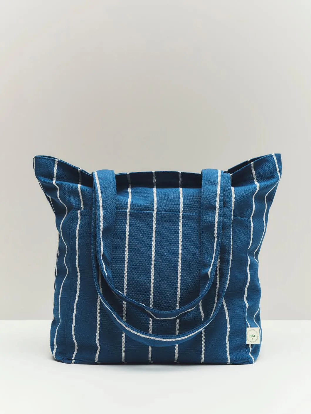Sac en tissu Outdoor Market, Blue-beige, moyen HAY