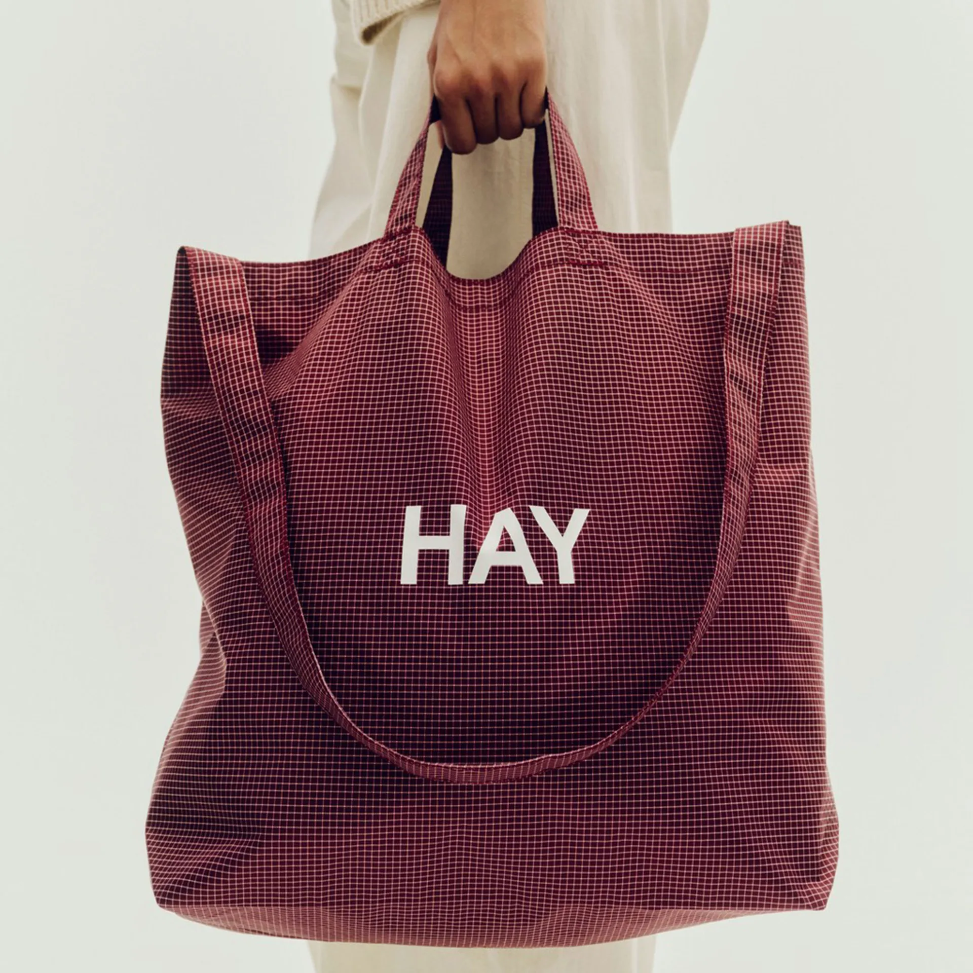Sac Grid Crossover Bag medium, Burgundy, medium HAY