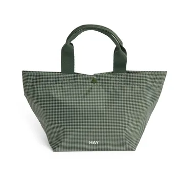 Sac Grid Everyday Bag - Dark green, mini - HAY