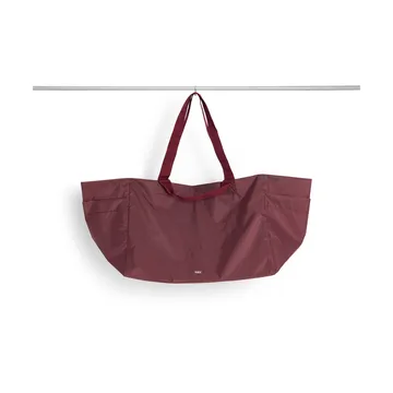 Sac Grid Weekend Bag - Burgundy, large - HAY
