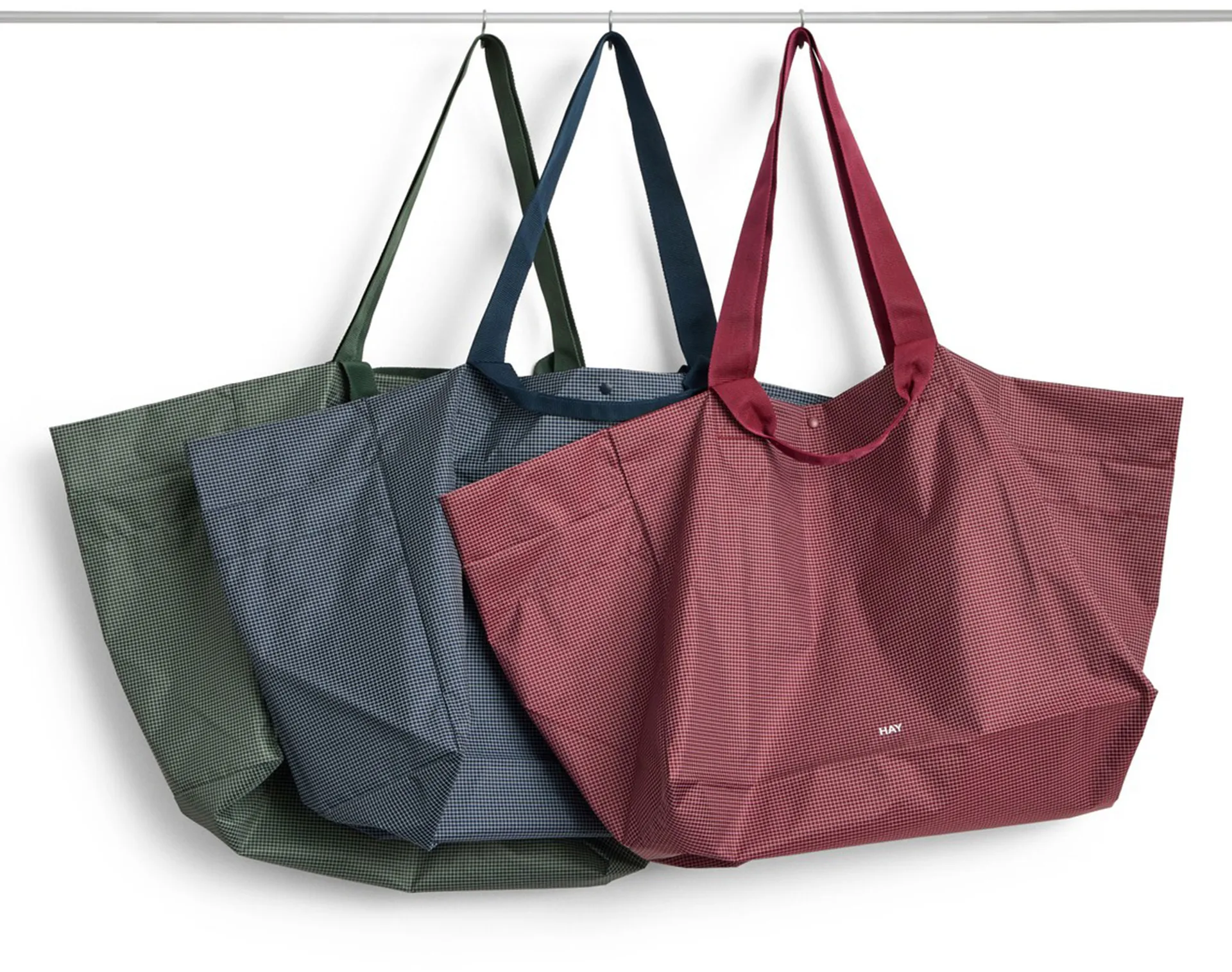 Sac Grid Weekend Bag, Burgundy, medium HAY