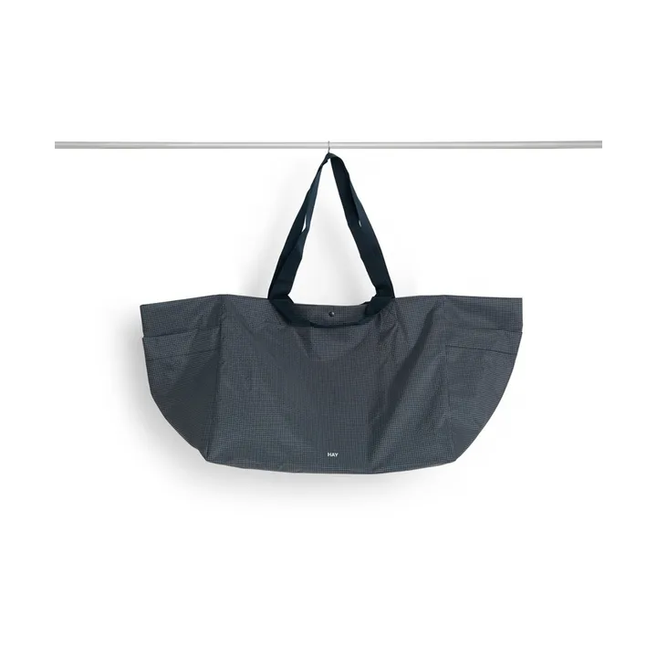 Sac Grid Weekend Bag - Dark blue, large - HAY