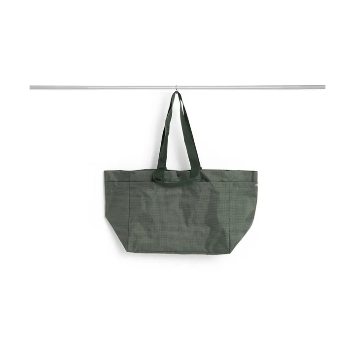 Sac Grid Weekend Bag - Dark green, medium - HAY