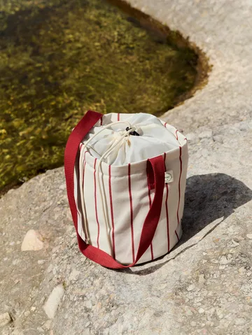 Sac pour bouteille Outdoor Market - Beige-rouge, moyen - HAY