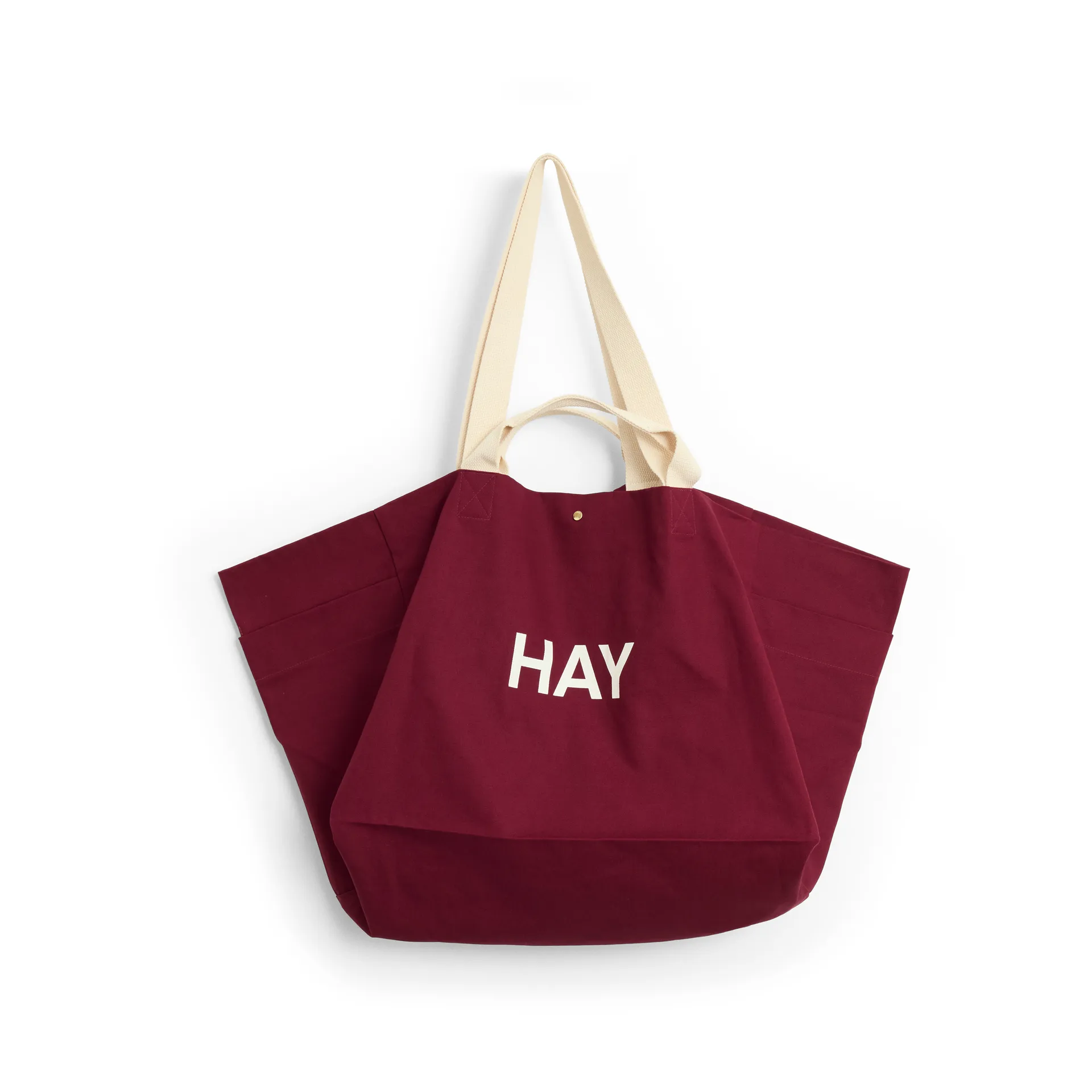 Sac Weekend Bag Organic L, Burgundy HAY