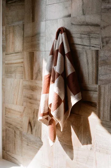 Serviette Check 50x100 cm - Cappuccino - HAY