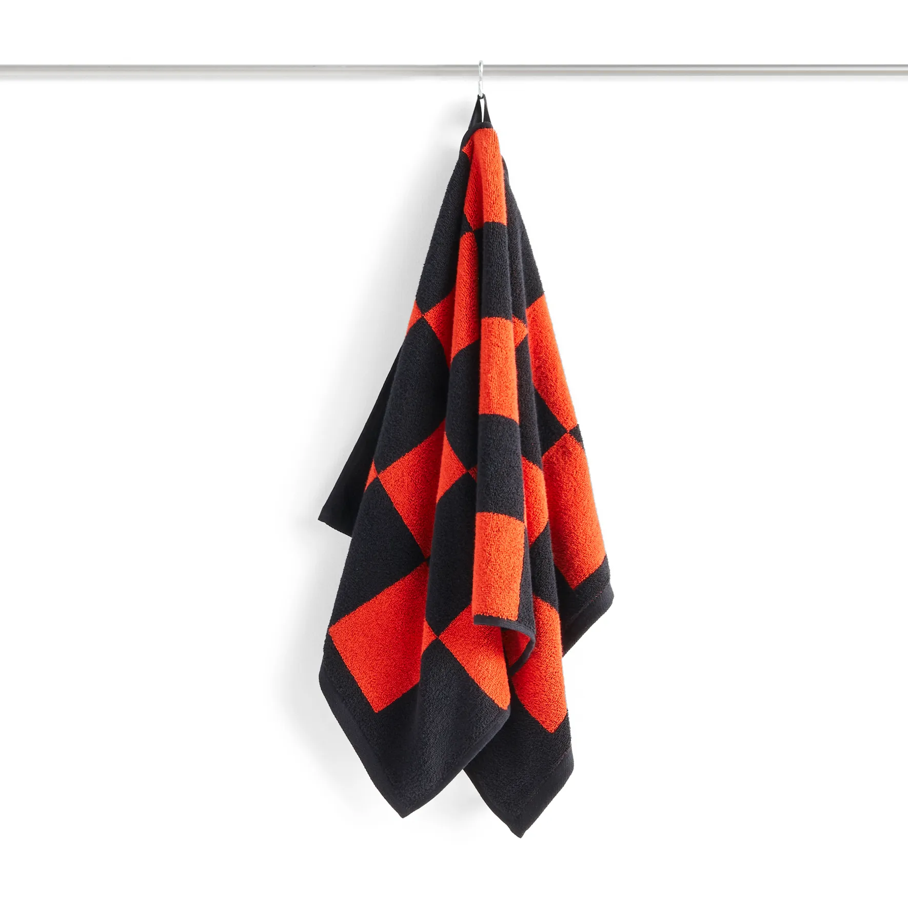 Serviette Check 50x90 cm, Poppy red HAY