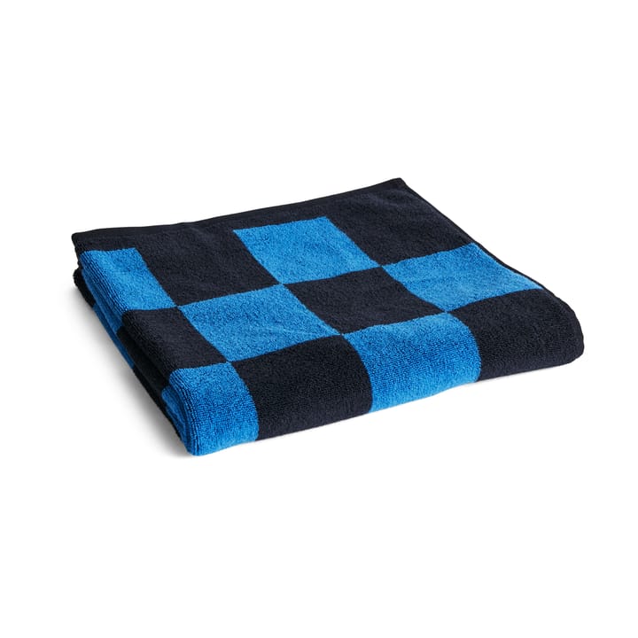 Serviette de bain Check 70x136 cm - Cobolt blue - HAY