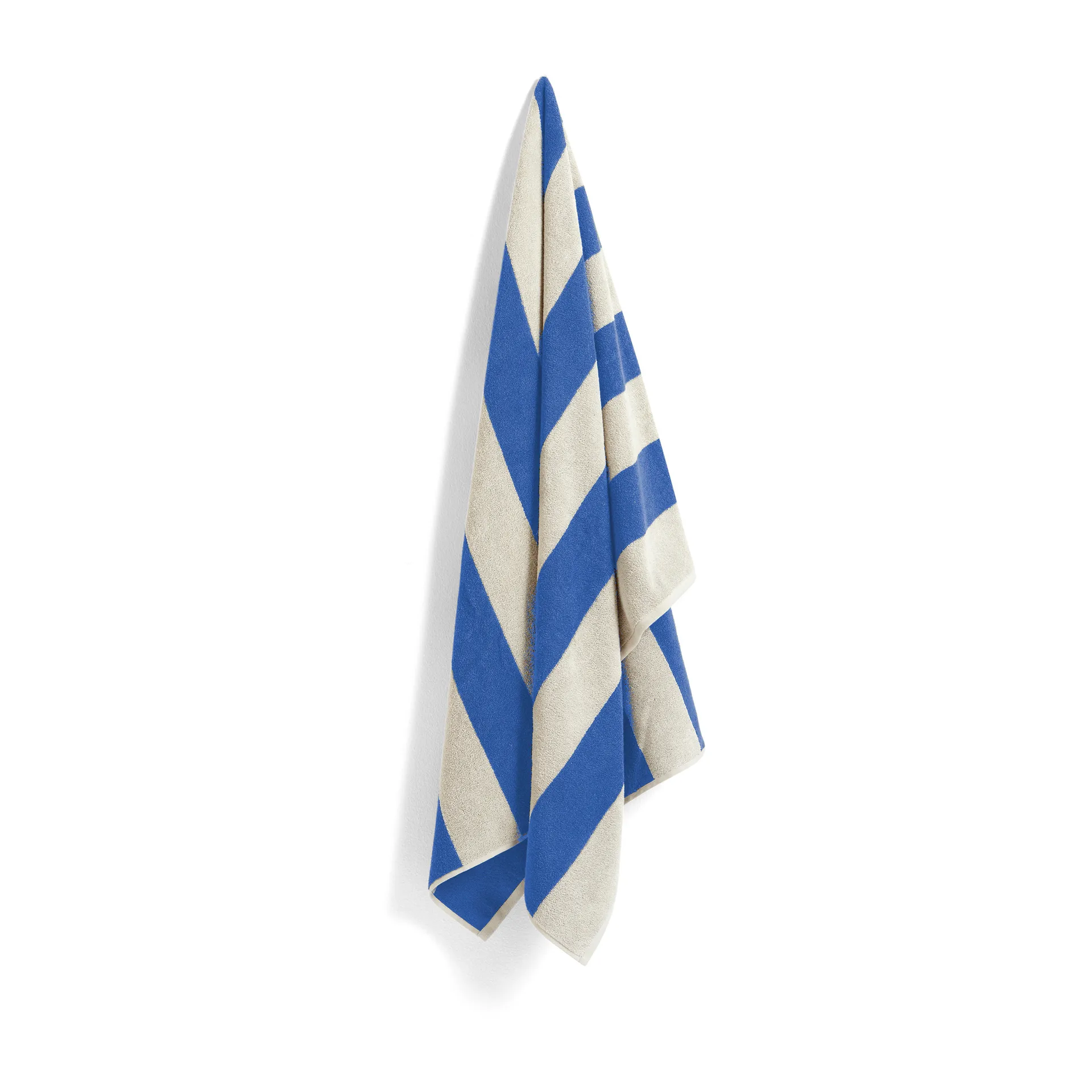 Serviette de bain frotté Stripe 100x150 cm, Bleu HAY