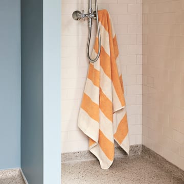 Serviette de bain Frotté Stripe 100x150 cm - Warm yellow - HAY