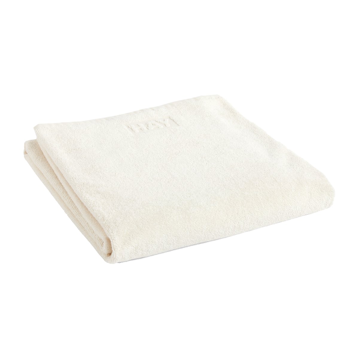 HAY Serviette de bain Mono 100x150 cm Cream | Design Scandinave | Serviettes de bain | Beige