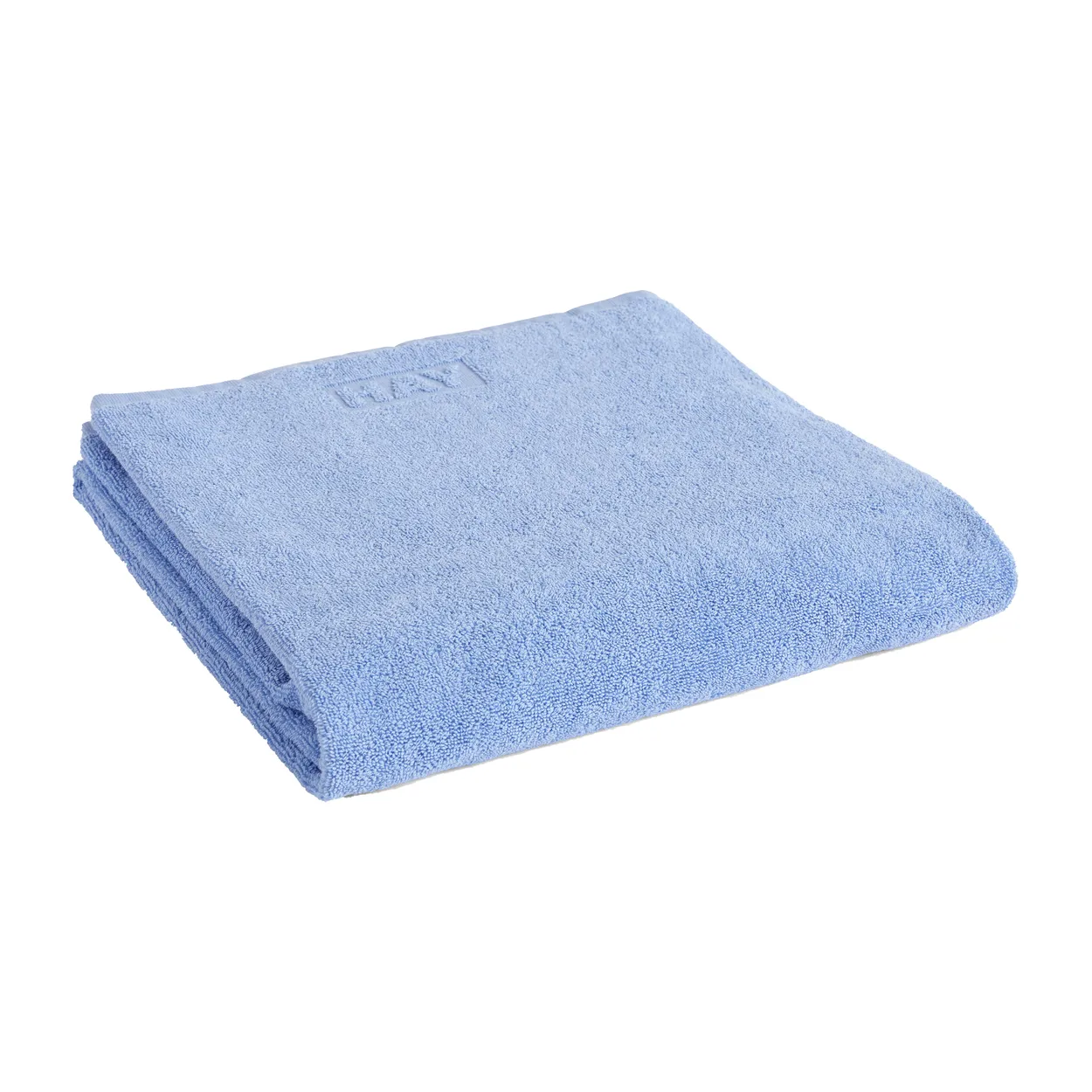 HAY Serviette de bain Mono 100x150 cm Sky blue | Design Scandinave | Serviettes de bain | Bleu
