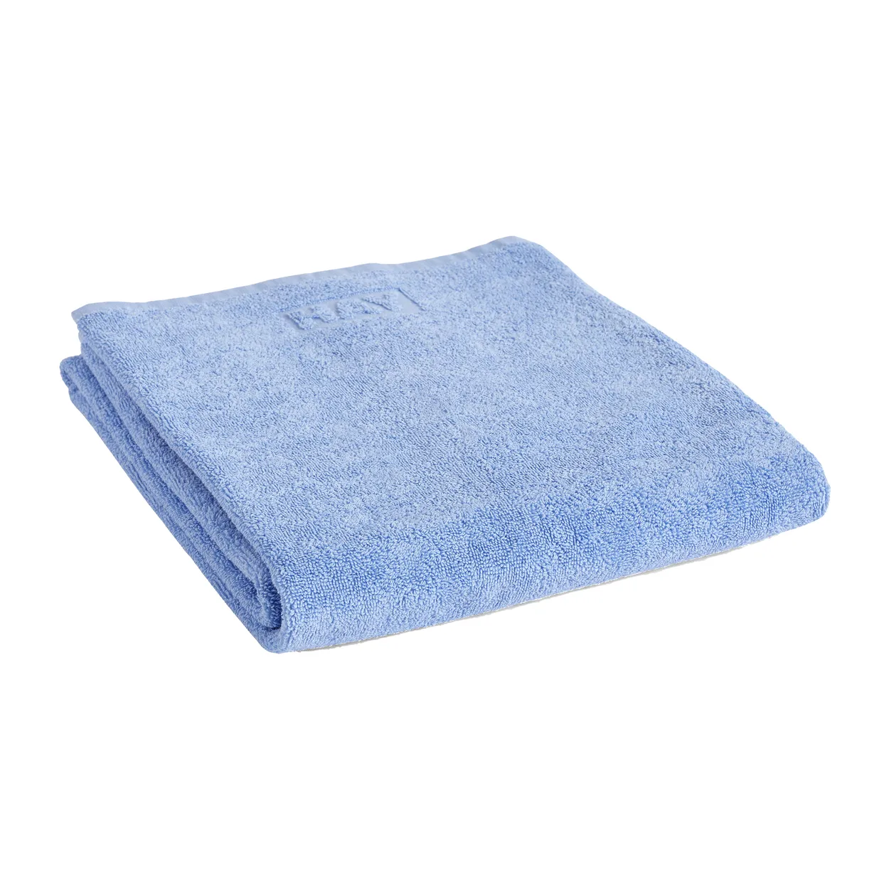 HAY Serviette de bain Mono 70x140 cm Sky blue | Design Scandinave | Serviettes de bain | Bleu