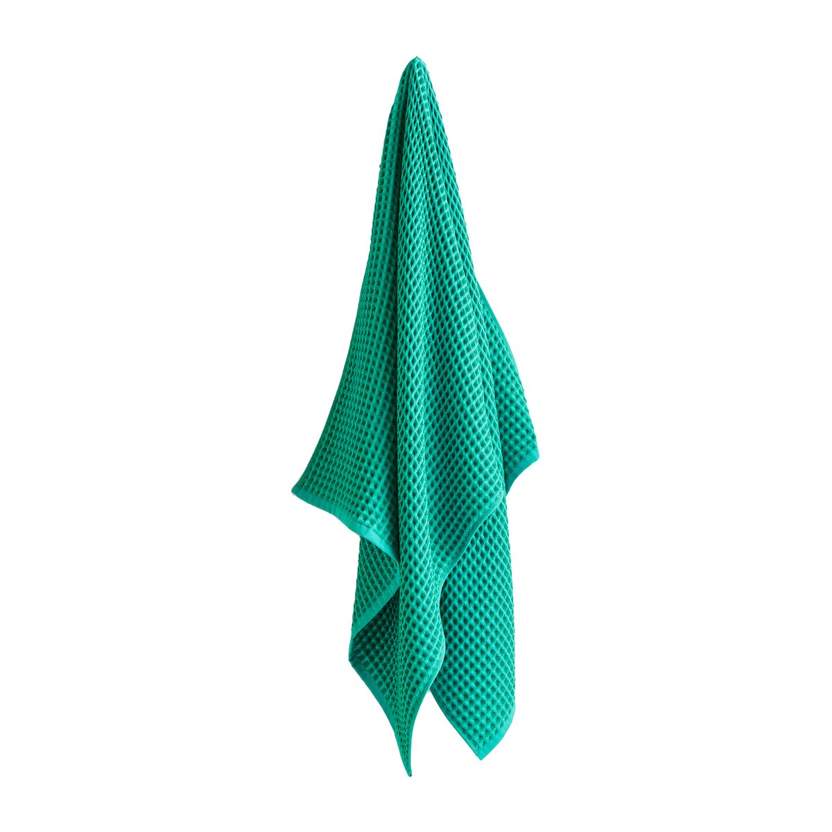 HAY Serviette de bain Waffle 70x140 cm Emerald green