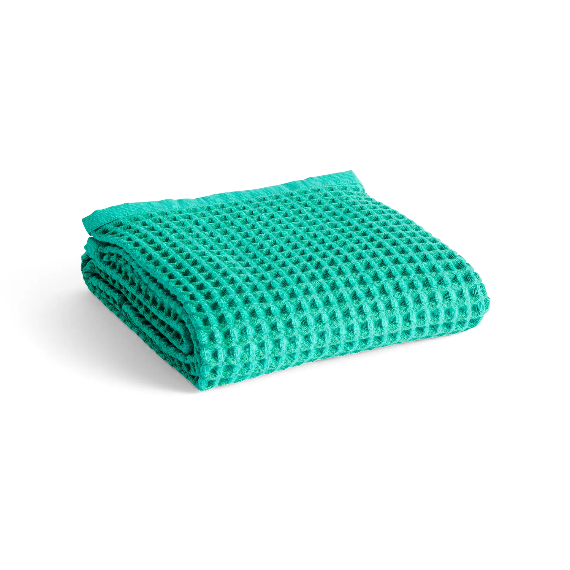 Serviette de bain Waffle 70x140 cm, Emerald green HAY