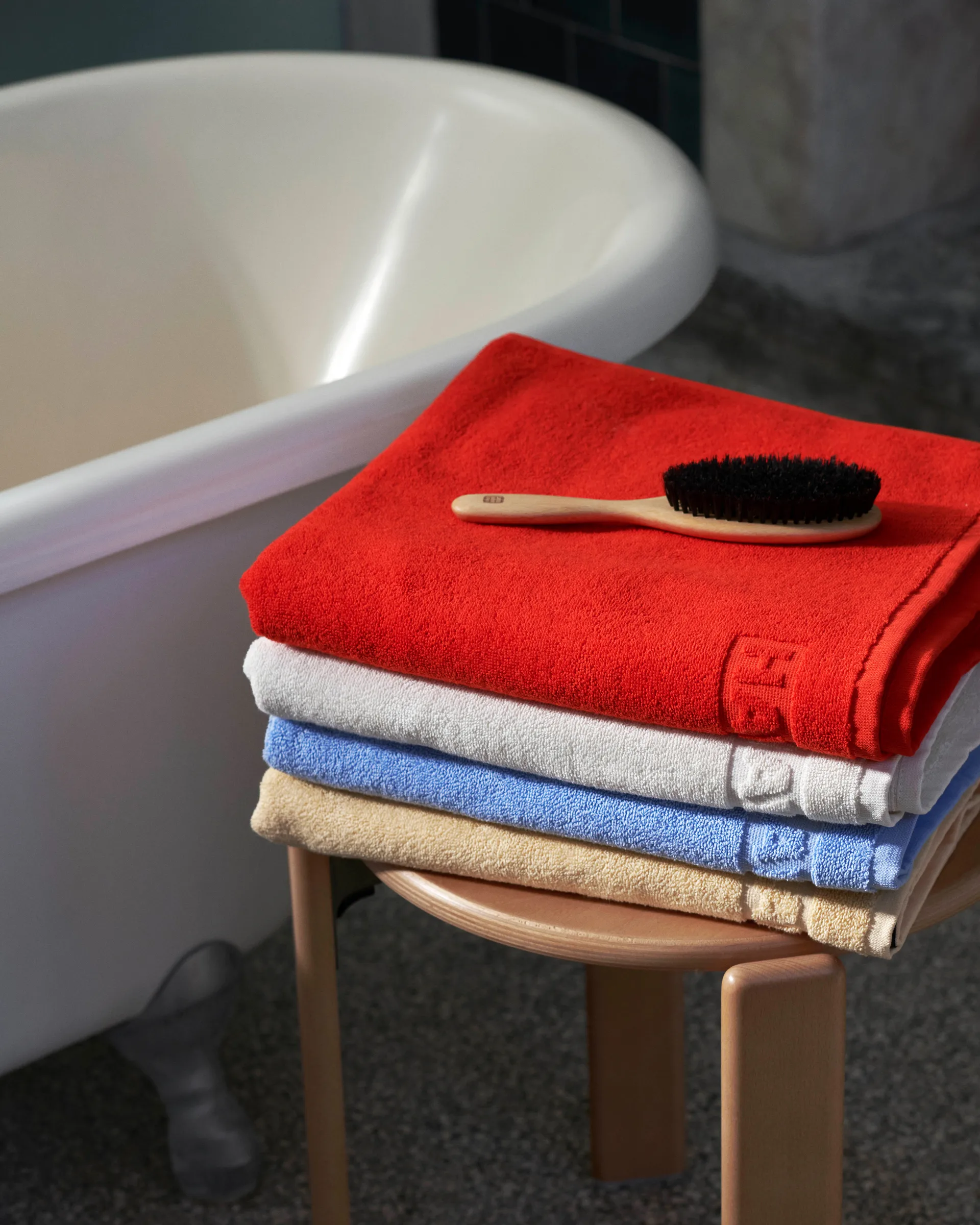 Serviette Mono 50x90 cm, Poppy red HAY