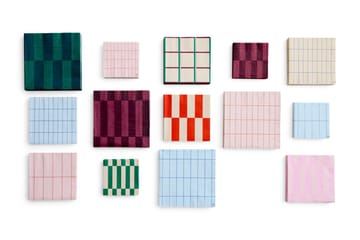 Serviette Pattern Lunch 33x33 cm, Lot de 20 - Off white-red - HAY