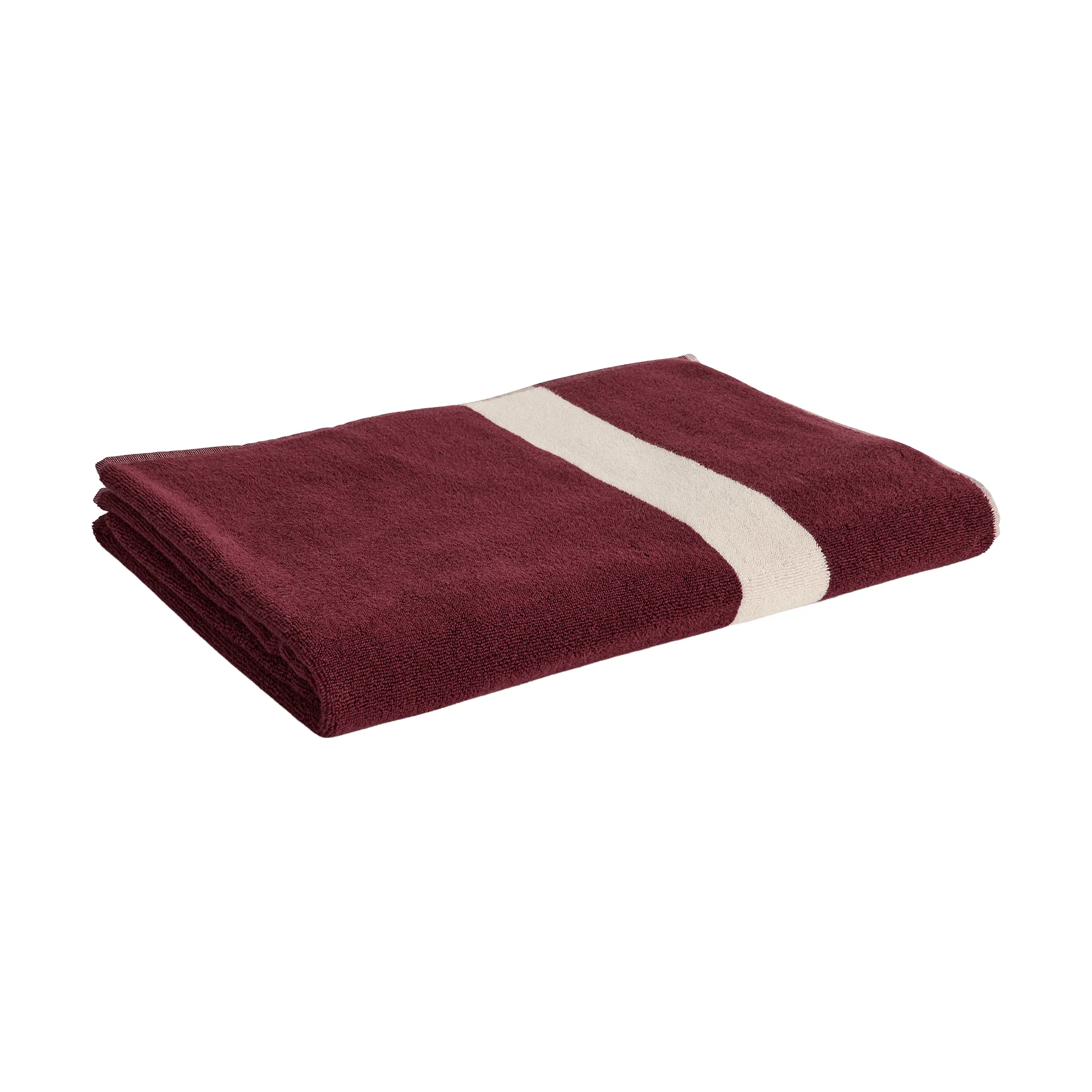 Serviette Stripe, Burgundy, 100x150 cm HAY